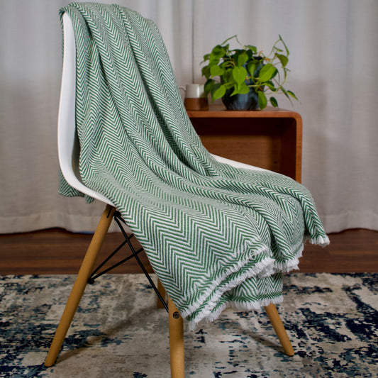 Altanera Cashmere Throw - Alpine Echo