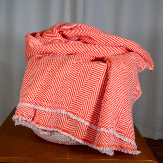 Altanera Cashmere Throw - Sunset Echo